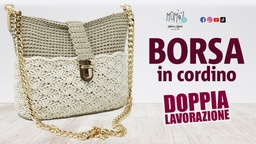 Kit borsa in cordino doppia lavorazione